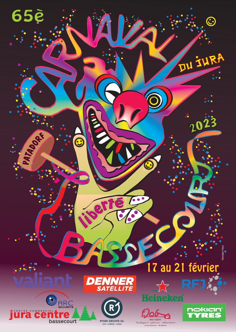 Affiche Carnaval du Jura 2023